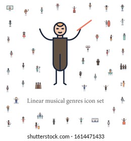 classical musician icon. musical genres icons universal set for web and mobile