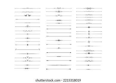 Classical Ornamental Divider Lines Bundle