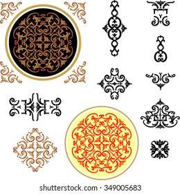 Classical Ornamental Elements-Traditional style in different variations