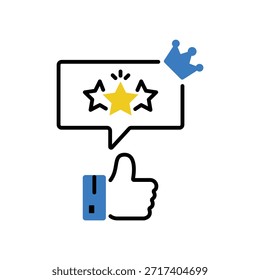 Icono de estilo de contorno Clásica de tasa de revisión
