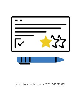 Ícone de estilo de estrutura de tópicos clássico do comentário escrito