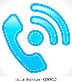 Classical Phone Support Icon