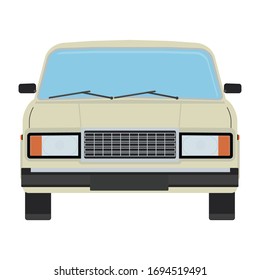 camión clásico ruso. Ilustración del vector
