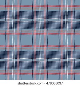 Classical Scottish checkered pattern. Retro textile design collection. Grey.