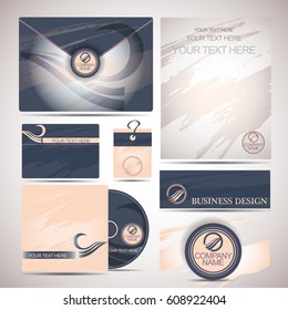 The classical  template of a corporate style projects with a pattern