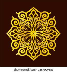 
Classical tribal ornament vector background