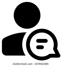 classical user using cellular chat message with speech bubble layout