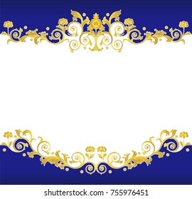 Classical vines and floral frames