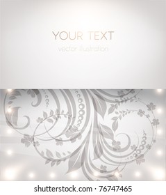 Classical wall-paper with a flower pattern for retro design. Eps 10 vector