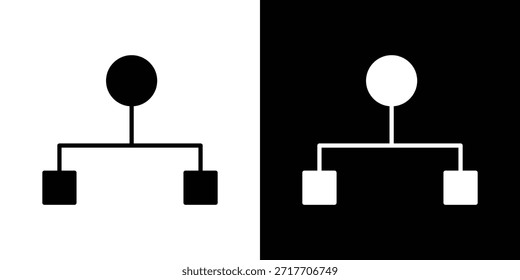 ícone de classificação pictograma preto plano. Para design gráfico e web.