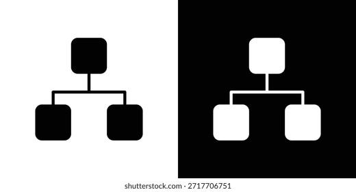 ícone de classificação pictograma preto plano. Para design gráfico e web.