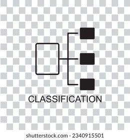 classification icon , data management icon