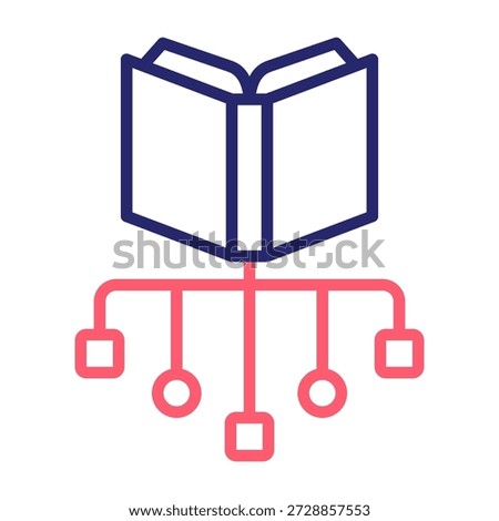 Classification Icon Line Color Style Vector Illustration
