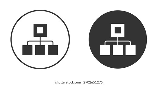 ícone de classificação modelo de ilustração de design de logotipo. Estilo sólido