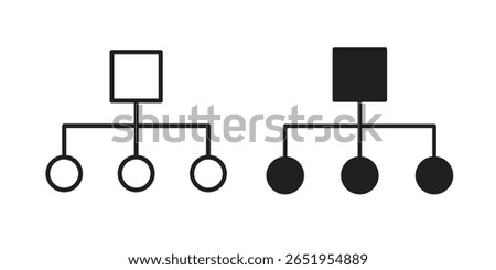 classification icon. modern vector symbols set