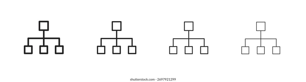 ícone de classificação ilustração de vetor. Vetor editável EPS 10.