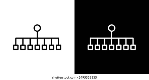 Classification line icon vector illustration set.