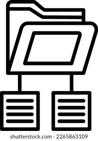 Classification Line Vector Icon Design