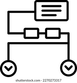 Classification Line Vector Icon Design