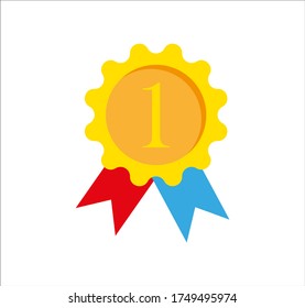 classification medal. illustration for web and mobile design.