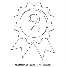 classification medal. illustration for web and mobile design.