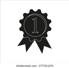 medalla de clasificación. ilustración para diseño web y móvil.