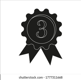 classification medal. illustration for web and mobile design.