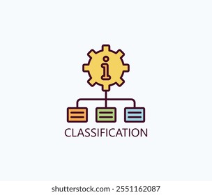 Ilustração De Símbolo De Vetor, Ícone Ou Sinal De Logotipo De Classificação