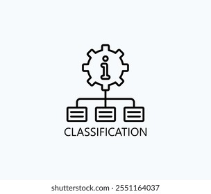 Ilustração De Símbolo De Vetor, Ícone Ou Sinal De Logotipo De Classificação