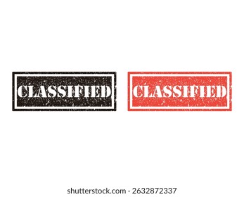 classified grunge stamp design, vector, isolated on transparent background