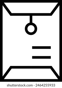 icono clasificado. Diseño de estilo lineal delgado aislado sobre fondo blanco