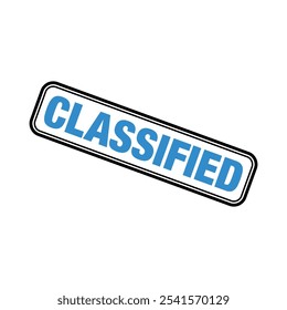 Classified Letter Rubber Stamp Template