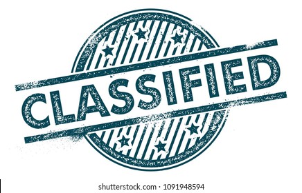 Classified Rubber Stamp