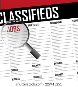 Classifieds ads job search