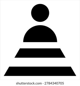 Classism Single Icon Glyph Black