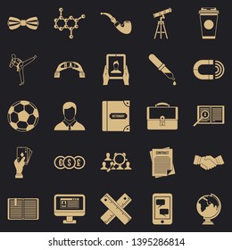 Classman icons set. Simple set of 25 classman vector icons for web for any design