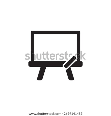 Classroom Blackboard Illustration
A blackboard on a stand representing teaching and classroom settings.