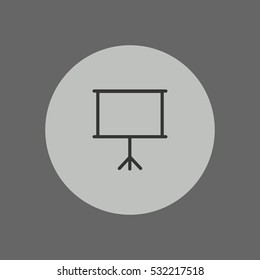 classroom board icon vector, can be used for web and mobile design