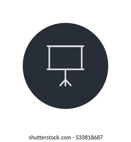 classroom board icon vector, can be used for web and mobile design