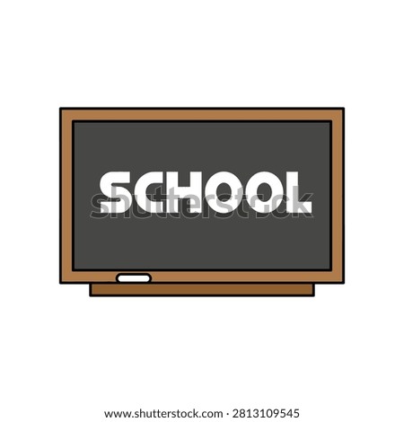 Classroom chalkboard education icon with chalkboard education classroom learning academic university knowledge