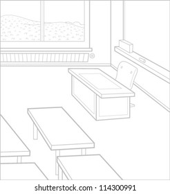 Classroom coloring page