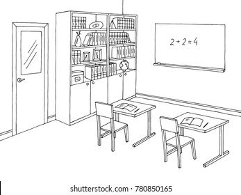  Classroom Sketch Images Stock Photos Vectors Shutterstock