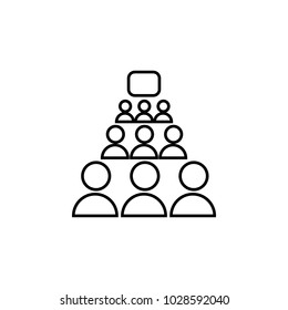 classroom icon on white background
