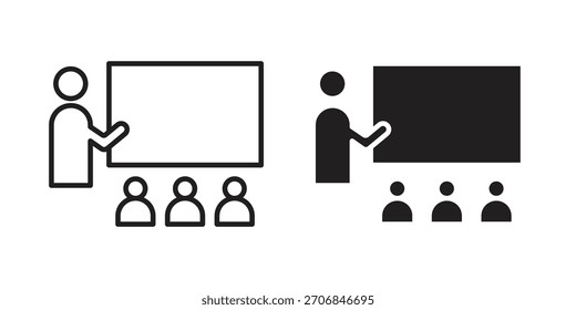 Classroom icon symbol for logo, web, app designs.