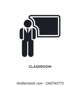 classroom isolated icon. simple element illustration from humans concept icons. classroom editable logo sign symbol design on white background. can be use for web and mobile