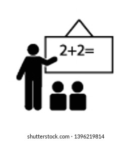 Classroom, seminar, teacher icon. Element of education pictogram icon. Premium quality graphic design icon. Signs and symbols collection icon for websites, web design