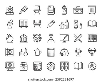 Classroom Setting Icon Enhances Student Engagement Strategies