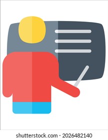 Classroom, teaching fully editable vector icon

