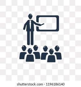 Classroom vector icon isolated on transparent background, Classroom transparency concept can be used web and mobile