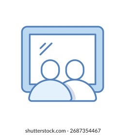 Icono de Vector de clase ilustración de stock